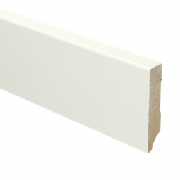 [16031] MDF Moderne plint 70x15 wit gel. RAL9010