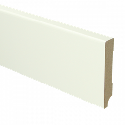 [16032] MDF Moderne plint 90x15 wit gel. RAL9010