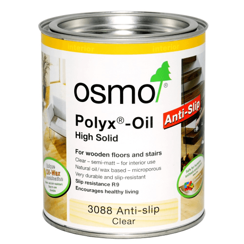 Osmo Hardwax Olie met Anti-Slip 3088 Kleurloos semi-mat (R9) 2,5L