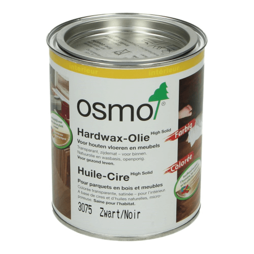 Osmo Hardwax Olie 3075 Zwart 0,75L