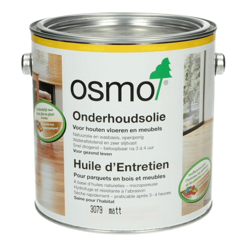 Osmo Onderhoudsolie 3079 Kleurloos Mat 2,5l