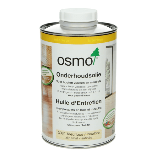 Osmo Onderhoudsolie 3081 Kleurloos zijde-mat 1L