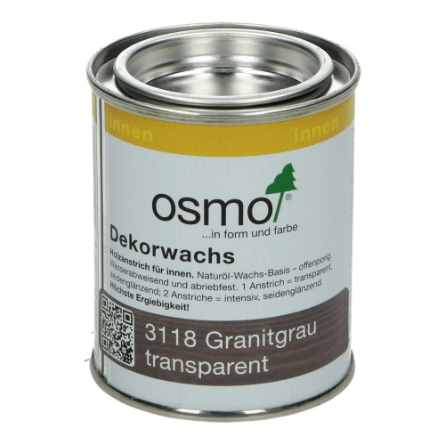 Osmo Decorwas Transparant 3118 Granietgrijs 0,125L