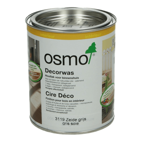 Osmo Decorwas Transparant 3119 Zeidengrijs 0,75L