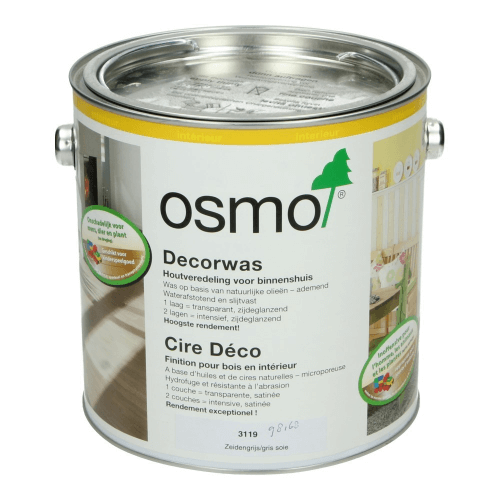 Osmo Decorwas Transparant 3119 Zeidengrijs 2,5L