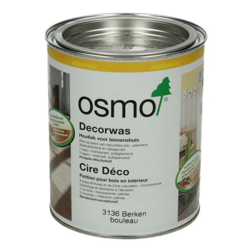 Osmo Decorwas Transparant 3136 Berken 0,75L