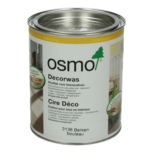 Osmo Decorwas Transparant 3136 Berken 2,5L