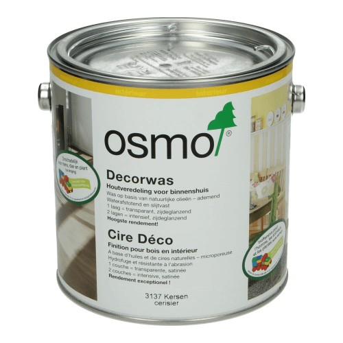 Osmo Decorwas Transparant 3137 Kersen 2,5L