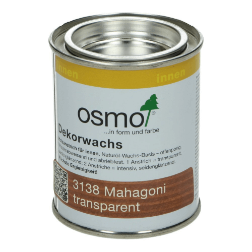 Osmo Decorwas Transparant 3138 Mahoniehout 0,75L