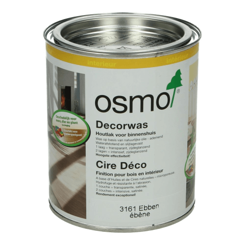 Osmo Decorwas Transparant 3161 Ebben 0,75L