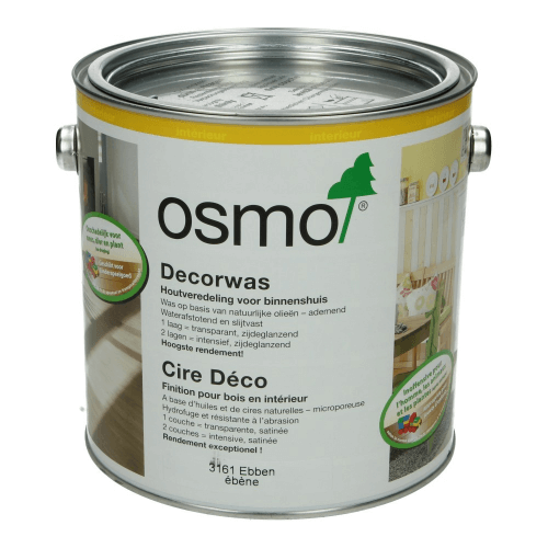 Osmo Decorwas Transparant 3161 Ebben 2,5L