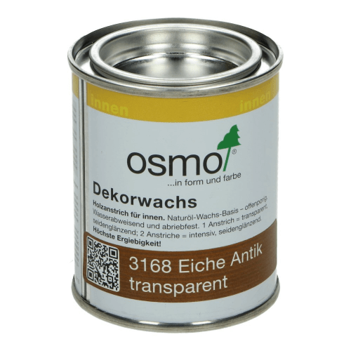 Osmo Decorwas Transparant 3168 Eiken antiek 0,125L