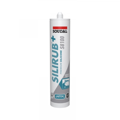 Soudal Siliconenkit Transparant grijs/trijs 300 ml