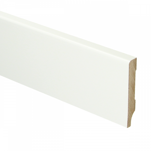 MDF Moderne plint 55x9 voorgelakt RAL 9016