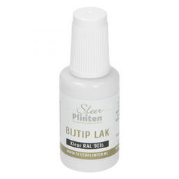 [ID-01-00749] Sfeerplinten bij-tip-lak - 20 ml (RAL 9016 Verkeers wit)