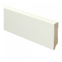 Hoge plint Wit 80x12mm Blok