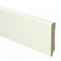 Hoge plint Wit 80x18mm Blok