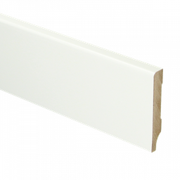 [15970] MDF Moderne plint 55x9 voorgelakt RAL 9016